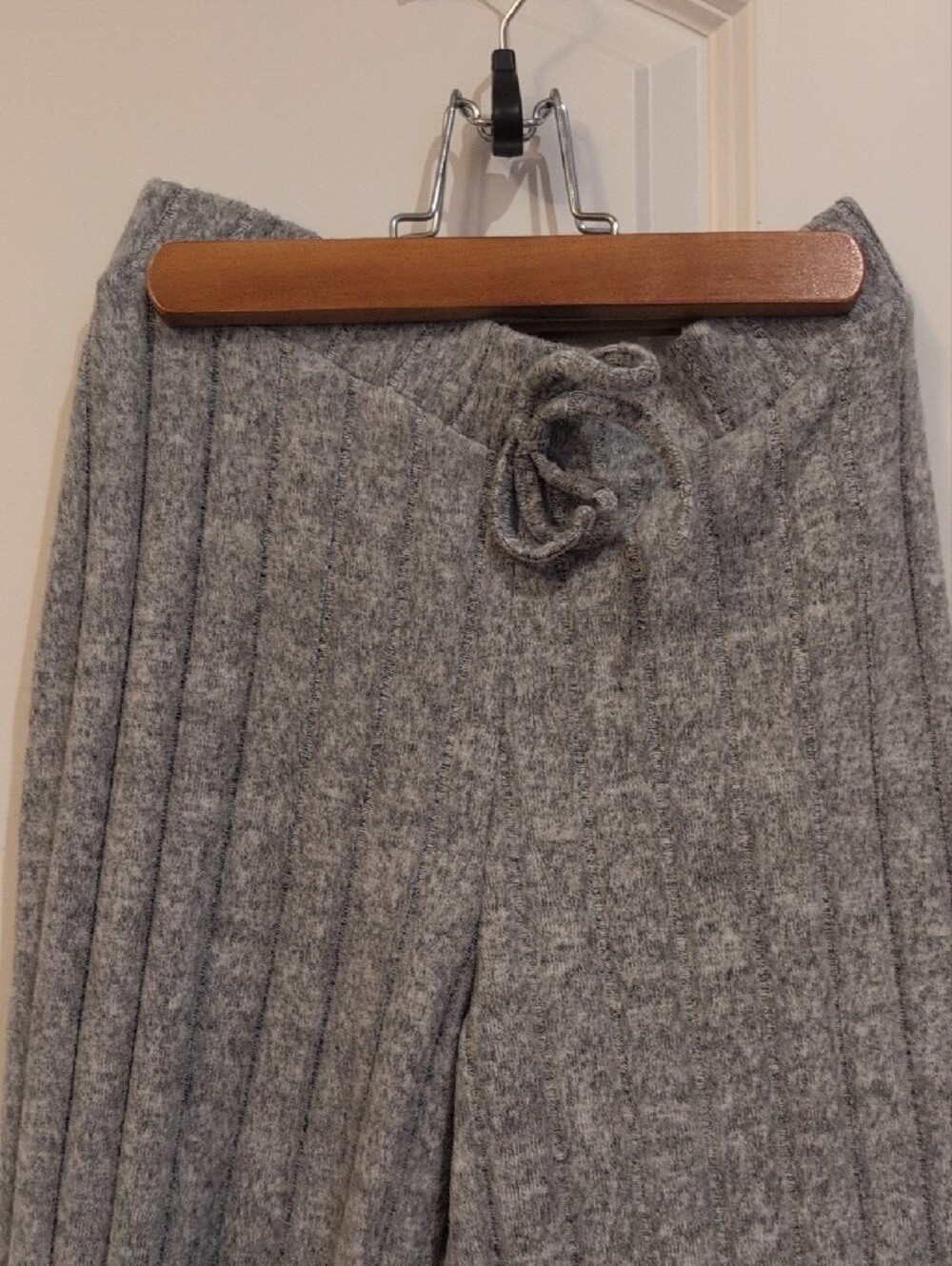 Missguided Gray Ribbed Crewneck Sweater Co-ord Set - Size 6 - Picture 4 of 4